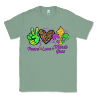 Sage peace love mardi gras Classic Tee - JahusDesignShop