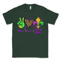 Sports Green peace love mardi gras Classic Tee - JahusDesignShop