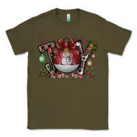 Army Green joy Classic Tee - CowhideDigitalArt