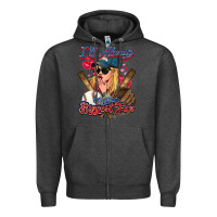Charcoal Heather I'll always be your biggest fan Baseball Zipper Hoodie - HowdyJamesFarm