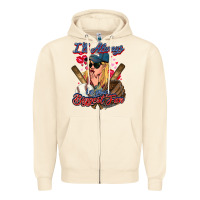 Sandshell I'll always be your biggest fan Baseball Zipper Hoodie - HowdyJamesFarm