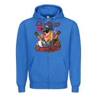True Royal I'll always be your biggest fan Baseball Zipper Hoodie - HowdyJamesFarm