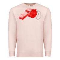 Pale Pink whistle  fa element Premium Sweatshirt - FaDigitalArtStudio