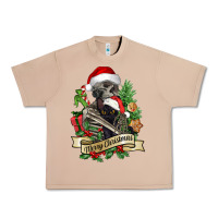 Burro Merry Christmas skeleton with black cat Urban Heavy Tee - NancyCooperArtShop