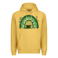 Antique Gold St. Patrick's rainbow Premium Hoodie - CowGirlArtShop