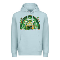 Blue Mist St. Patrick's rainbow Premium Hoodie - CowGirlArtShop