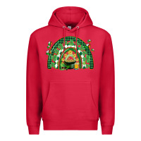 Cardinal St. Patrick's rainbow Premium Hoodie - CowGirlArtShop