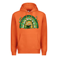 Carrot St. Patrick's rainbow Premium Hoodie - CowGirlArtShop