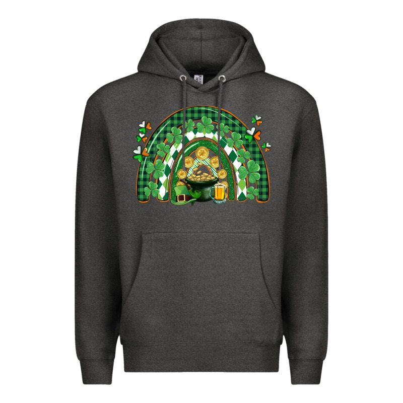 St. Patrick's Rainbow Premium Hoodie by CowGirlArtShop | Teevron