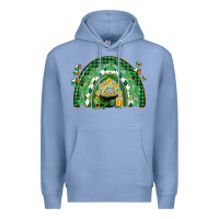 Colony Blue St. Patrick's rainbow Premium Hoodie - CowGirlArtShop