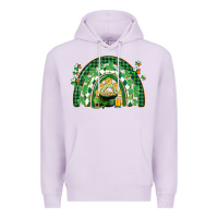 Lilac St. Patrick's rainbow Premium Hoodie - CowGirlArtShop