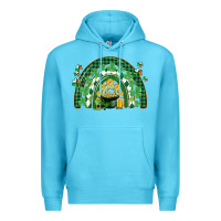 Ocean Blue St. Patrick's rainbow Premium Hoodie - CowGirlArtShop