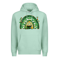 Seafoam St. Patrick's rainbow Premium Hoodie - CowGirlArtShop