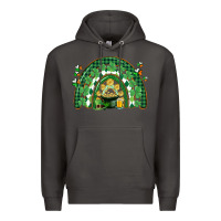 Smoke St. Patrick's rainbow Premium Hoodie - CowGirlArtShop