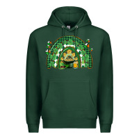 Sports Green St. Patrick's rainbow Premium Hoodie - CowGirlArtShop
