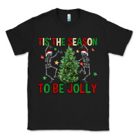 Black Tis' the season to be Jolly Classic Tee - NancyCooperArtShop