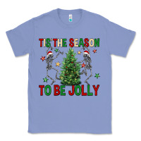 Colony Blue Tis' the season to be Jolly Classic Tee - NancyCooperArtShop