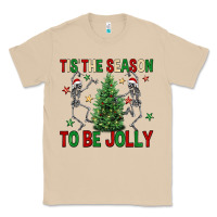 Mushroom Tis' the season to be Jolly Classic Tee - NancyCooperArtShop