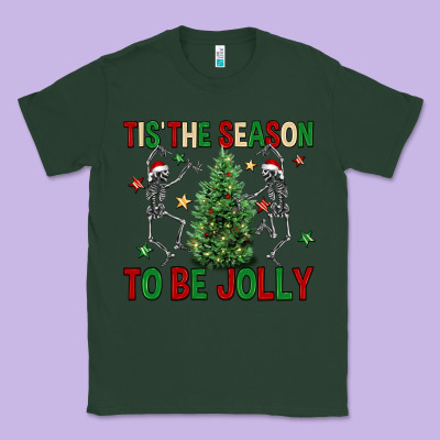 Tis' The Season To Be Jolly Classic Tee Designed By Nancycooperartshop