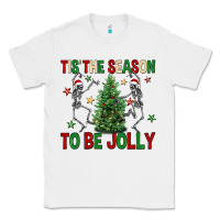 White Tis' the season to be Jolly Classic Tee - NancyCooperArtShop