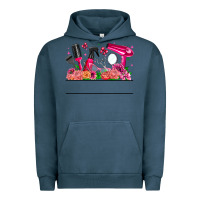 Pigment Midnight Navy Hair Stylist Your Textt Urban Hoodie - CowhideDigitalArt