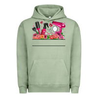 Pigment Oil Green Hair Stylist Your Textt Urban Hoodie - CowhideDigitalArt
