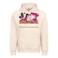 Sandshell Hair Stylist Your Textt Urban Hoodie - CowhideDigitalArt