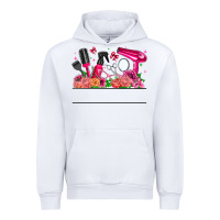 White Hair Stylist Your Textt Urban Hoodie - CowhideDigitalArt
