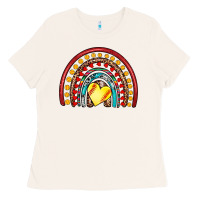 Bone softball rainbow Ladies Tee - Artiststas