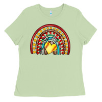 Matcha softball rainbow Ladies Tee - Artiststas