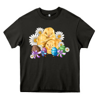 Asphalt chicks eggs daisy easter Heavy Core Tee - Artiststas