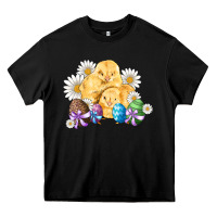 Black chicks eggs daisy easter Heavy Core Tee - Artiststas