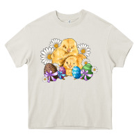 Cream chicks eggs daisy easter Heavy Core Tee - Artiststas