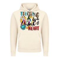 Vintage Artic teaching is a work of heart Vintage Hoodie - NancyCooperArtShop