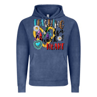 Vintage Denim teaching is a work of heart Vintage Hoodie - NancyCooperArtShop