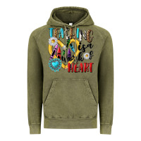 Vintage Olive teaching is a work of heart Vintage Hoodie - NancyCooperArtShop