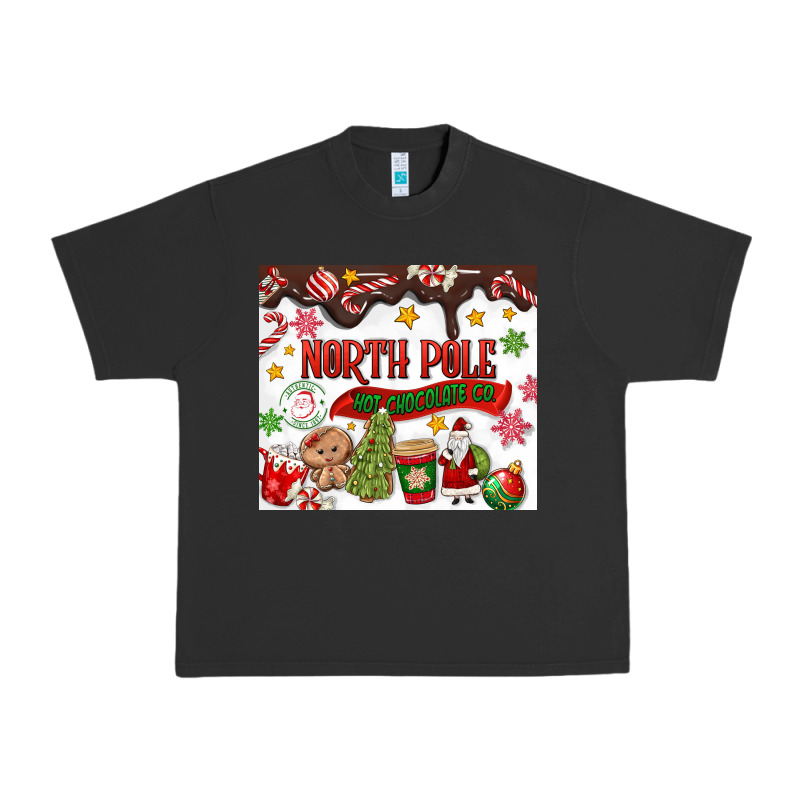 North Pole Hot Chocolate Christmas Urban Heavy Tee by MaliasSmallBusiness | Teevron