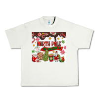 Pistachio North Pole Hot Chocolate christmas Urban Heavy Tee - MaliasSmallBusiness