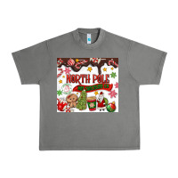 Tornado North Pole Hot Chocolate christmas Urban Heavy Tee - MaliasSmallBusiness