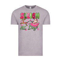 Vintage Zinc sleigh all day Vintage Tee - MaliasSmallBusiness