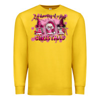 I'm Dreaming Of A Pink Christmas Premium Sweatshirt | Teevron