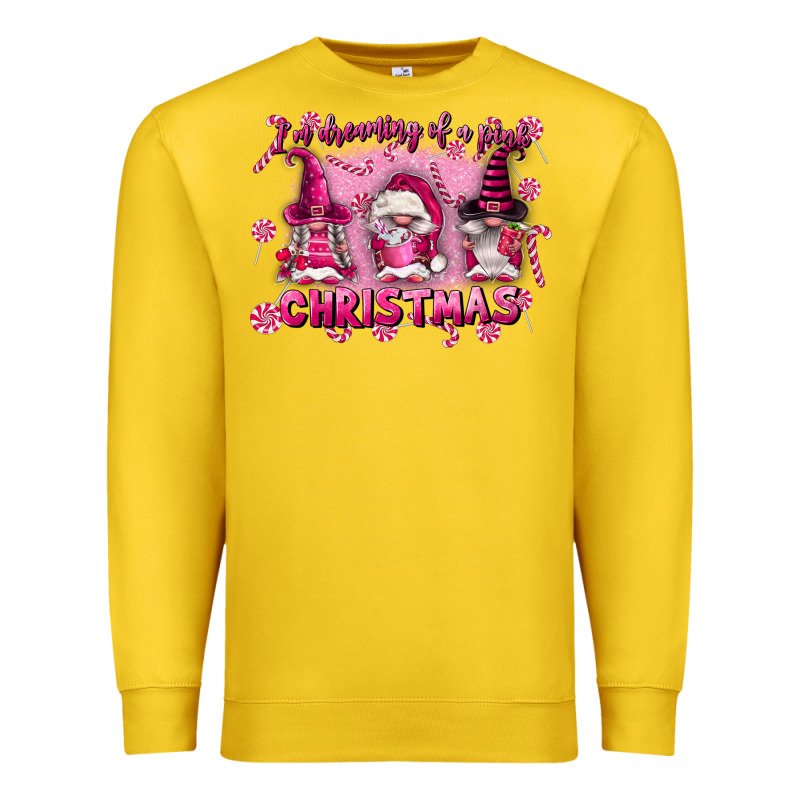I'm Dreaming Of A Pink Christmas Premium Sweatshirt by FaDigitalArtStudio | Teevron