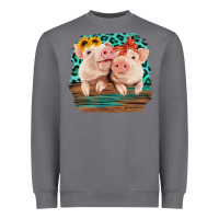 Storm Cute Couple Pigs Heavyweight Sweatshirt - Bettercallsaul