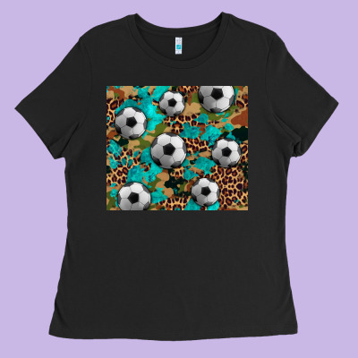 Soccer Ladies Tee Designed By Artiststas
