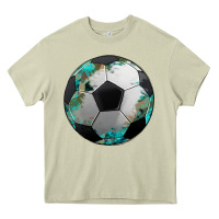 Mossy western sport soccer camouflage turquoise pattern Heavy Core Tee - Artiststas