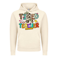 Vintage Artic tired as a teacher Vintage Hoodie - NancyCooperArtShop