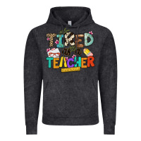 Tired As A Teacher Vintage Hoodie | Teevron
