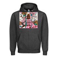 Charcoal Heather i rescue craft supplies i'm not a hoarder i'm hero Zipper Hoodie - TumblerDesignByShophia