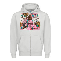 Dove Grey i rescue craft supplies i'm not a hoarder i'm hero Zipper Hoodie - TumblerDesignByShophia