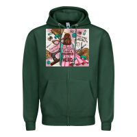Sports Green i rescue craft supplies i'm not a hoarder i'm hero Zipper Hoodie - TumblerDesignByShophia